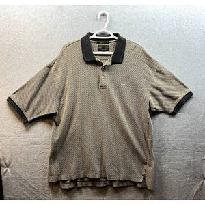 Vintage Alexander Julian Colours Size XL Gold Black Polo